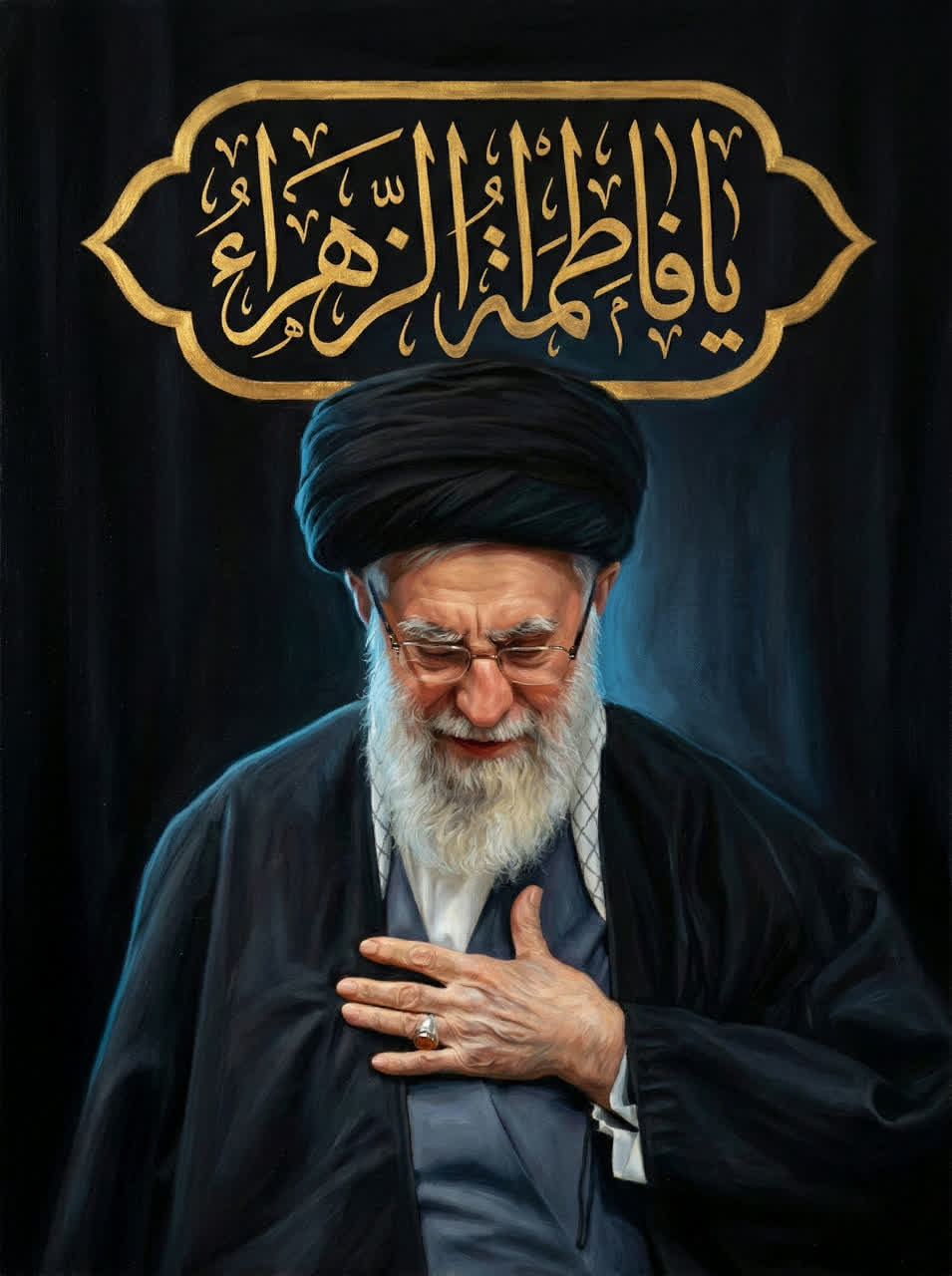 شهادت حضرت آیت الله خامنه ای تسلیت باد